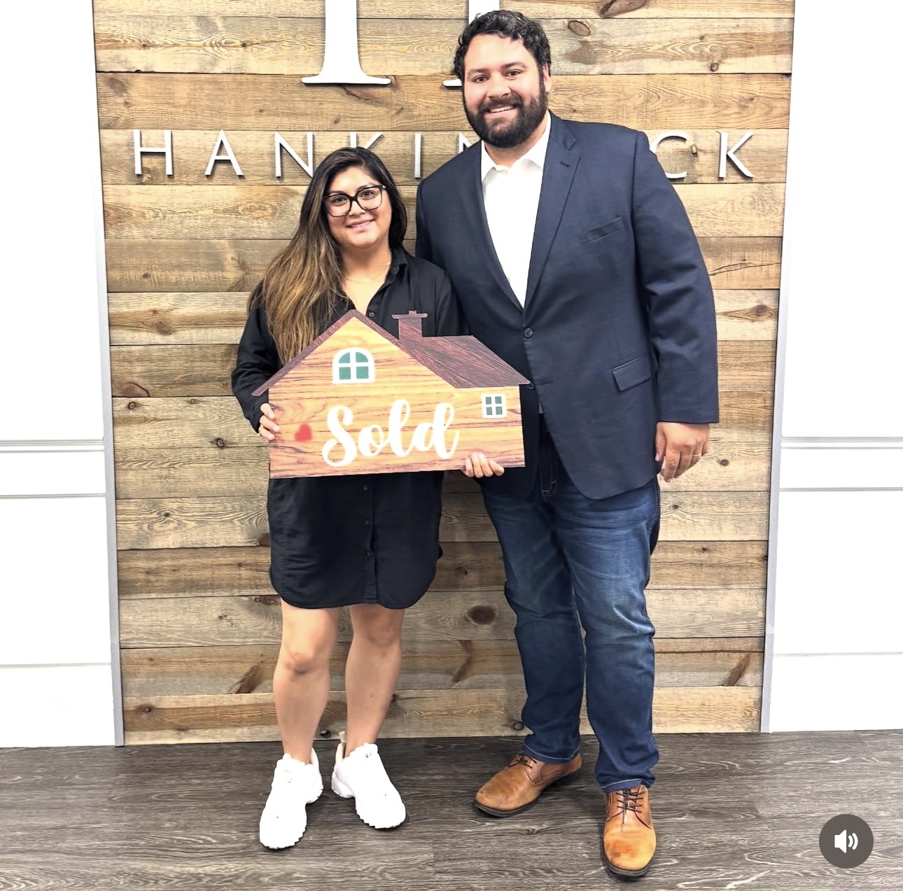 Matthew Privette with client at closing