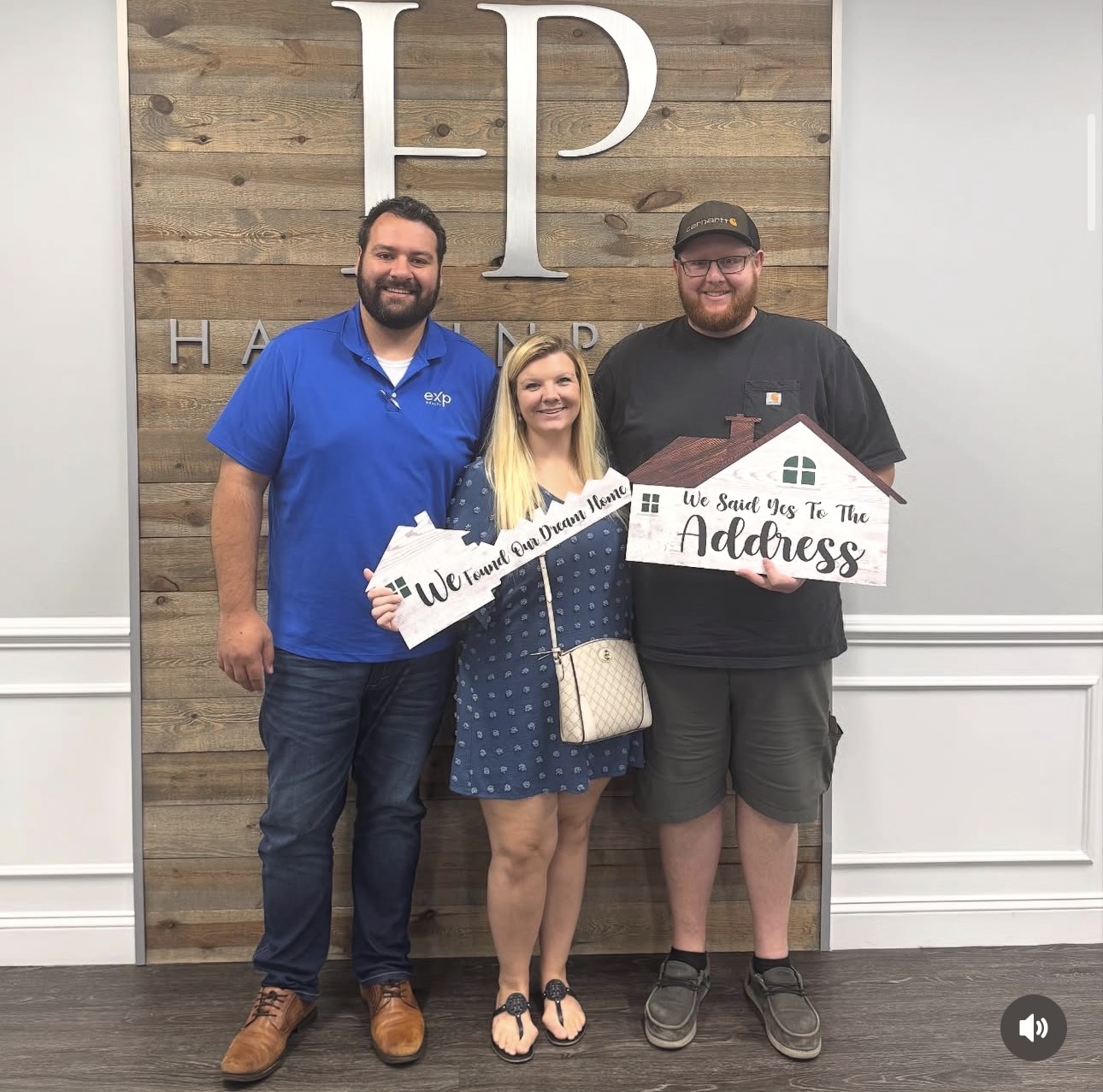 Matthew Privette with client at closing